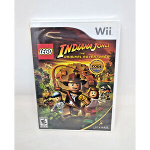 RARE LEGO Indiana Jones: The Original Adventures Nintendo Wii Variant New CODE